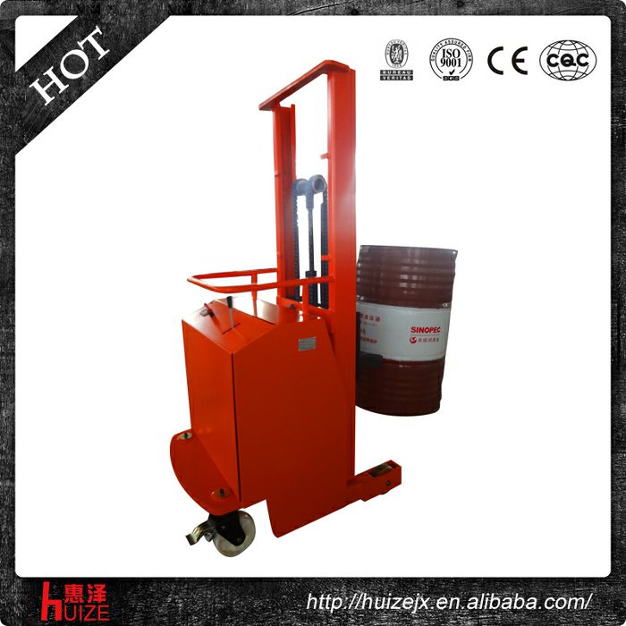 2半電動(dòng)配重油桶車（無底腿，只堆垛，不翻轉(zhuǎn)）