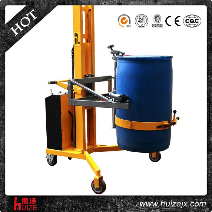 半電動(dòng)油桶車（直角腿，夾鐵桶翻轉(zhuǎn)）